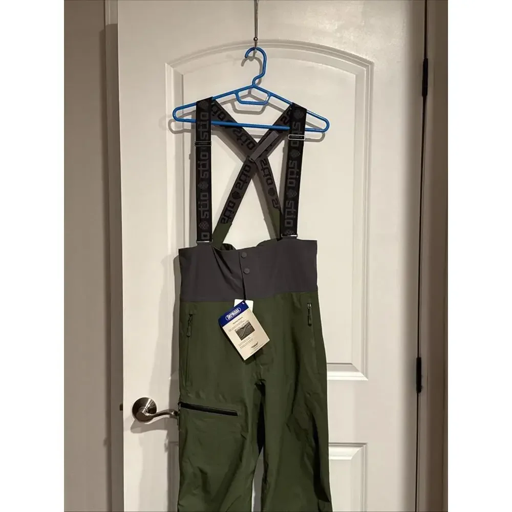 Stio Men's Environ Bib Pine Forest Size Medium Regular NWT $459 MSRP - Picture 3 of 11